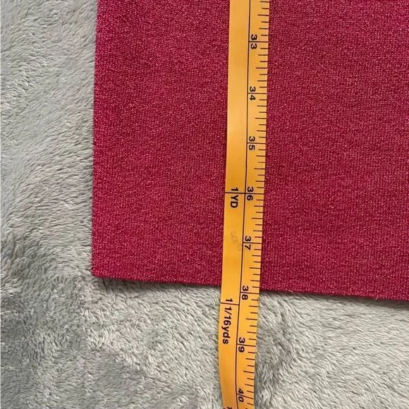 𝅺nwt Alice + Olivia Issa Metallic Puff Long Sleeve Wool Blend Dress Size Large